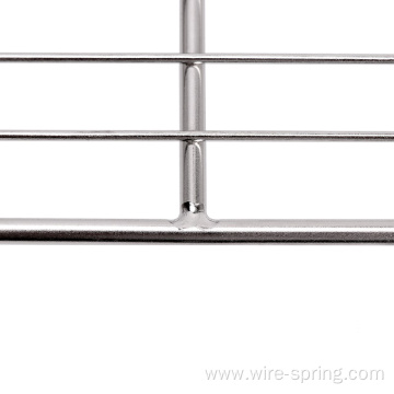 Easily cleaned BBQ grill stainless steel net basket